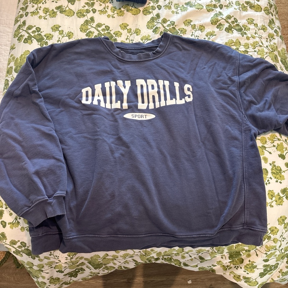 Daily Drills Navy Blue Sweatshirt